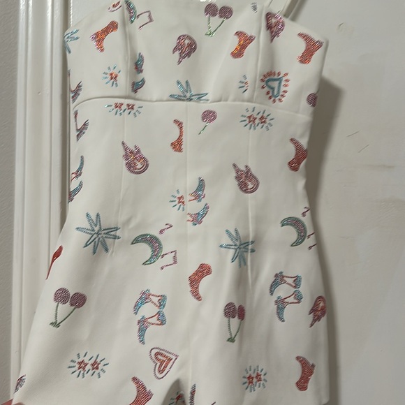 premium diamante western tailored romper - Picture 5 of 11